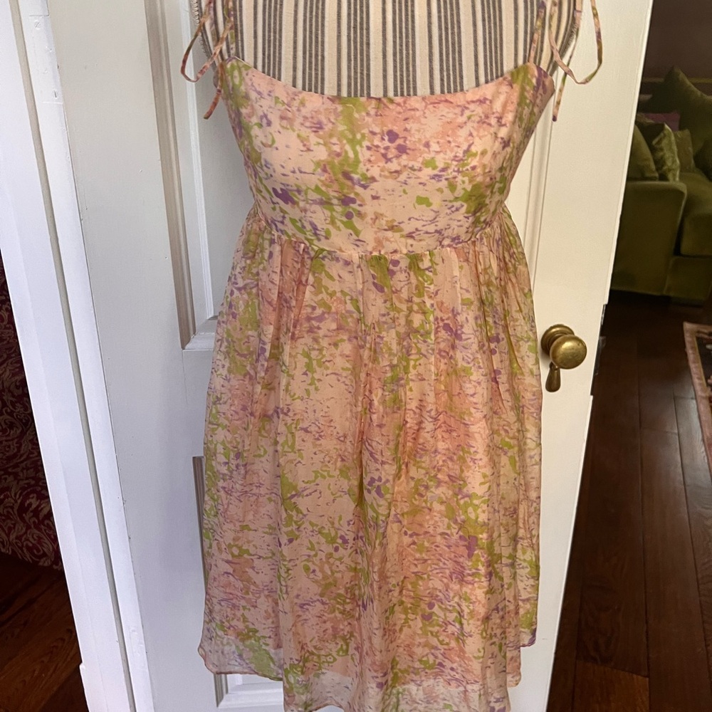 Astr the Label floral large spaghetti strap pastel D73